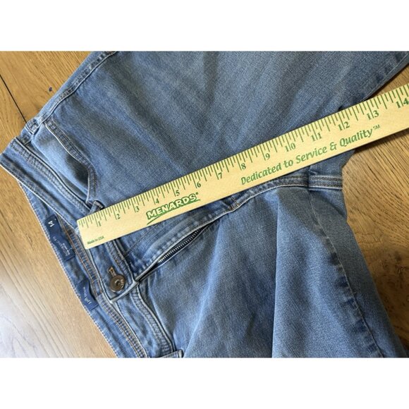 J Jill Jeans Size 12 Authentic Fit Blue Slim Ankle Denim Stretch Preppy Modern - Picture 4 of 16